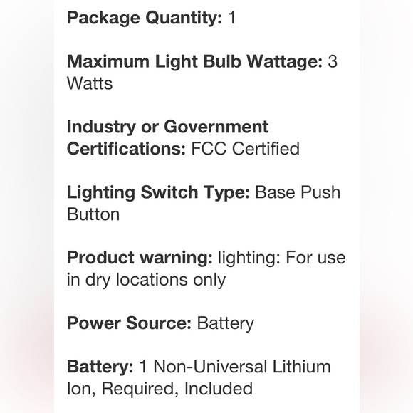 HEARTH & HAND NEW portable indoor/outdoor led tabletop lamp -brass - Picture 7 of 8